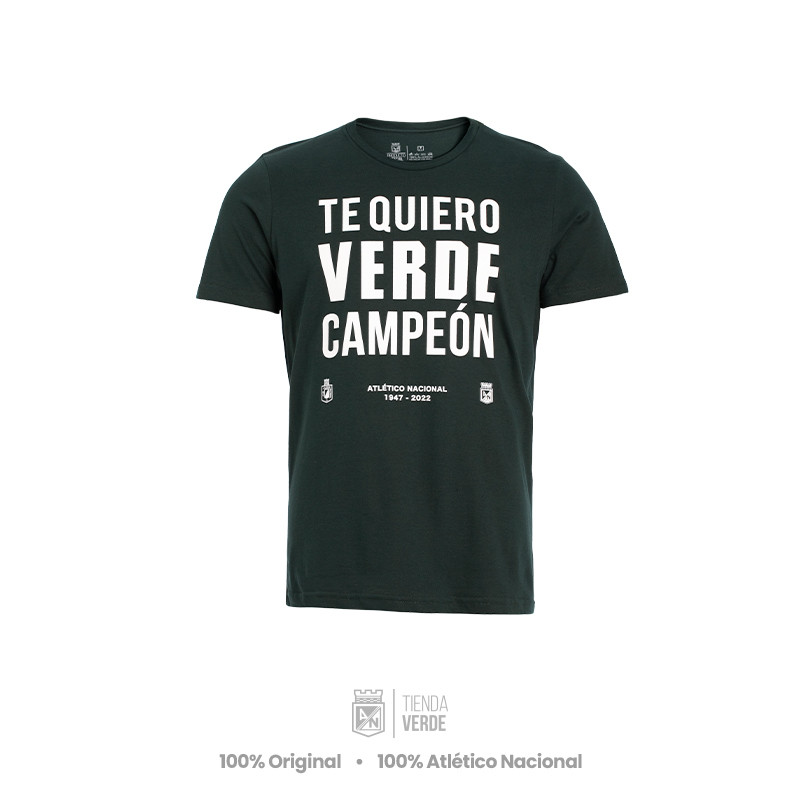 Camiseta Verde Te Quiero Verde Atlético Nacional 2022