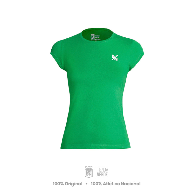 Camiseta verde dama A/N Mujer Moda Atlético Nacional 2020