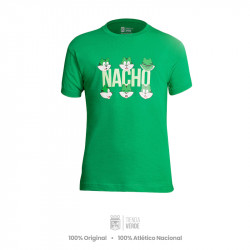 Camiseta verde niño nacho...