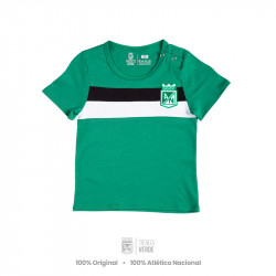 Camiseta Para Bebe Verde Atlético Nacional 2022