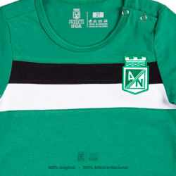 Camiseta Para Bebe Verde Atlético Nacional 2022