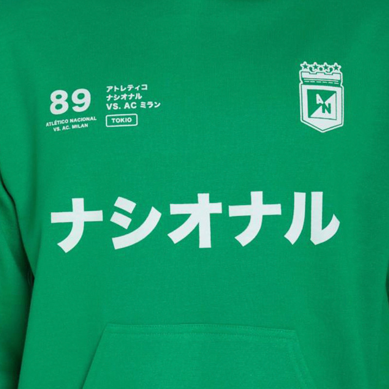 Buzo Tokio Verde Moda Atl tico Nacional 2022