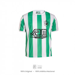 doce Conejo Tiranía Camiseta SAM rayas 2 Retro Atlético Nacional 2021