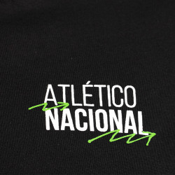 Camiseta Escudo Rayado Negro Atlético Nacional 2022