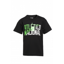 Camiseta Niño Negra Atl/Nal...