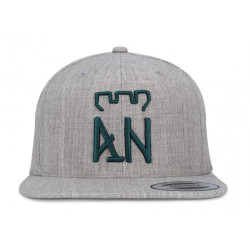 Gorra Plana Gris A/N Verde...