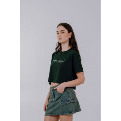 Slim Boxy Green T-Shirt