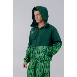 Green Windbreaker Jacket