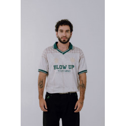 Slim Fit Ivory Knit Polo