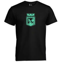 Camiseta Negra Escudo Verde