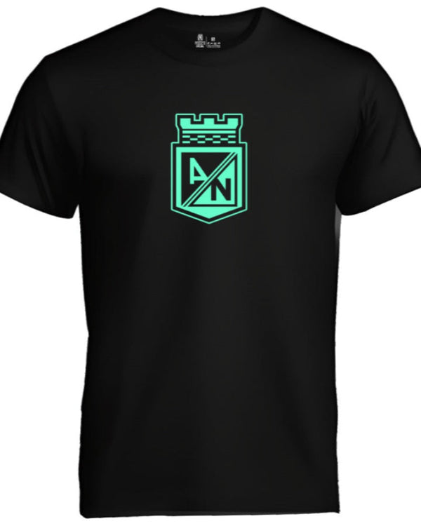 Camiseta Negra Escudo Verde