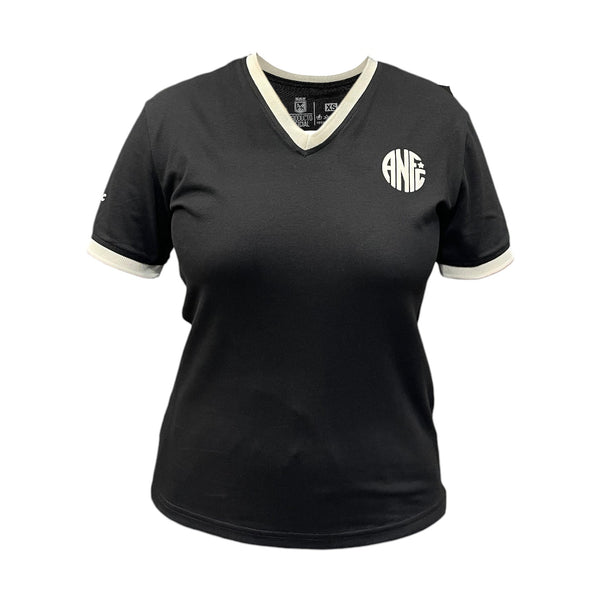 CAMISETA NEGRA ANFC MUJER