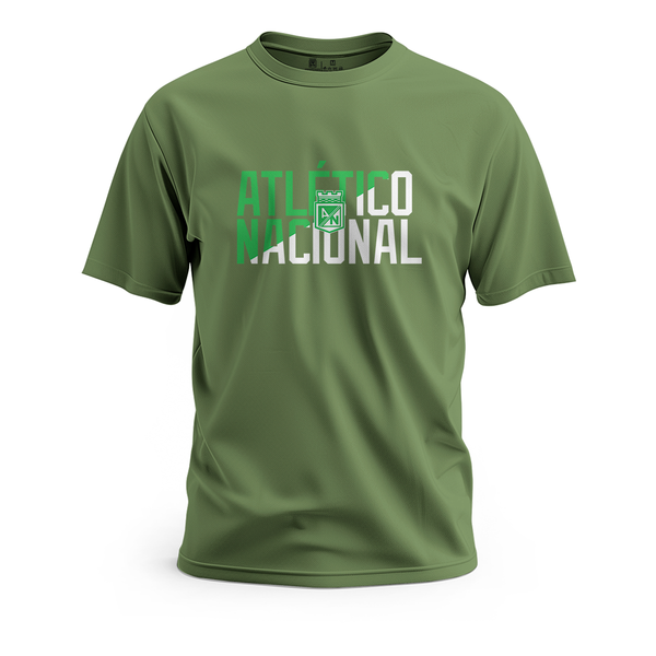 CAMISETA VERDE ATLÉTICO NACIONAL BANDERA CRUZADA