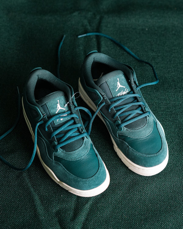 TENIS MUJER AIR JORDAN 4 VERDE OSCURO