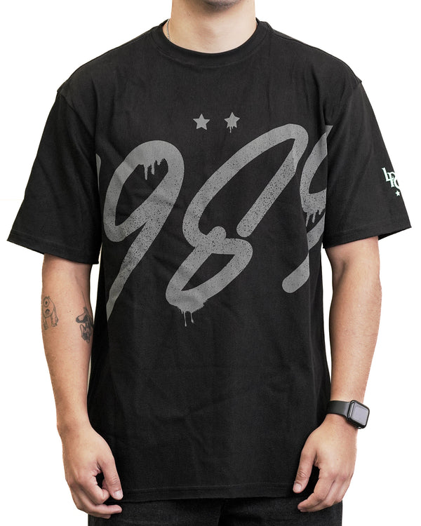 CAMISETA NEGRA GRAFFITI 1989 LPC