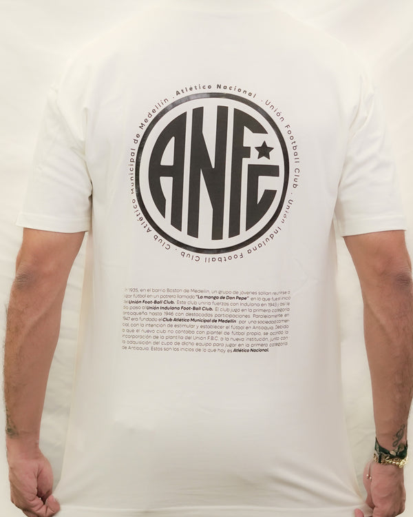 CAMISETA CREMA HOMBRE ANFC