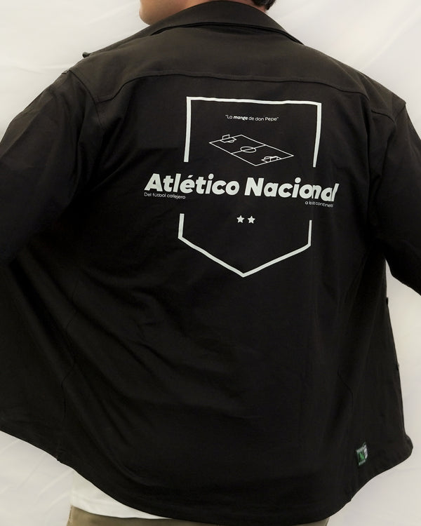 CAMISA NEGRA MANGA CORTA ANFC
