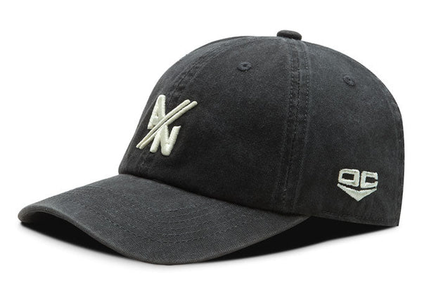 GORRA GRIS VERDOSO LOGO AN