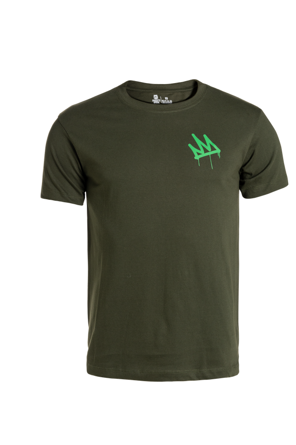 CAMISETA VERDE CORONA