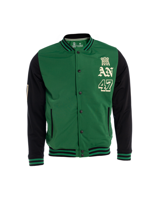 CHAQUETA VERDE Y NEGRO AN 47