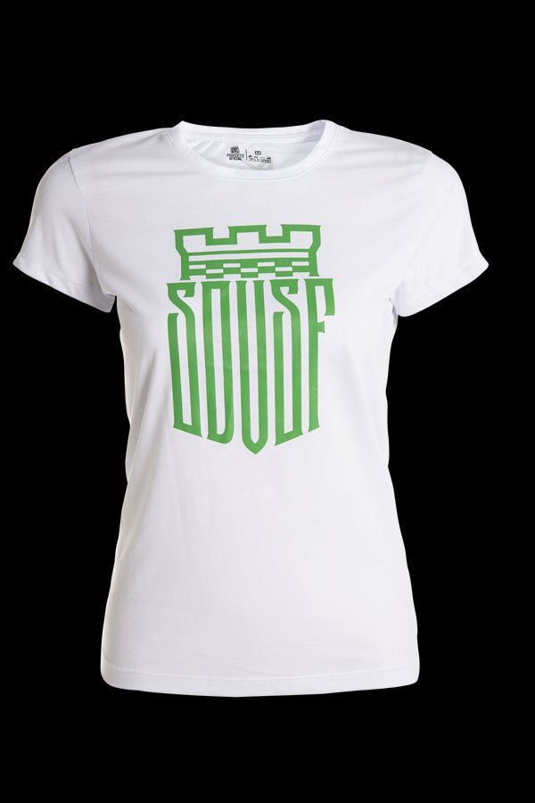 Camiseta Dama Blanco Escudo Sdvsf