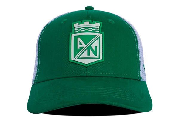 Gorra Verde Malla Blanca Escudo