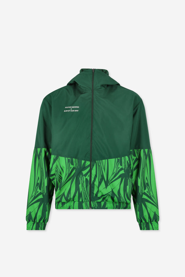 Green Windbreaker Jacket