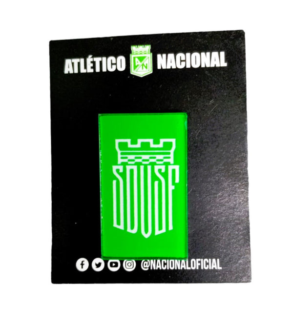 Pin Verde Cuadrado Sdvsf